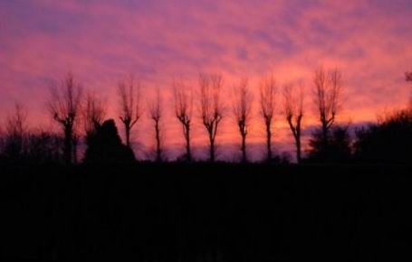 Sunset from Hertford Road